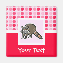 Cute Raccoon Magnets