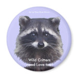 Cute Raccoon Wildlife Magnets