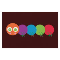 Cute Rainbow Caterpillar stationery