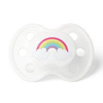Cute Rainbow & Clouds Baby Pacifier