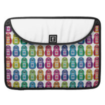 Cute Rainbow Matryoshka Owls Sleeve For MacBook Pro