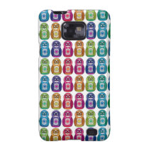 Cute Rainbow Matryoshka Owls Samsung Galaxy Cases