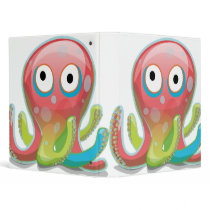 cute rainbow octopus notebook-01 binders
