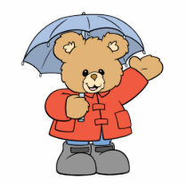 Cute Rainy Day Bear photo sculptures by doonidesigns Cute Rainy Day Bear photo sculptures