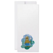 cute ranger bear customized rack card