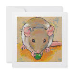 Cute rat adorable pet fun art Cuteness with a Pea Custom Invite