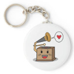 Cute Record Player - Keychain