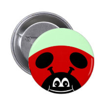Cute Red and Black Ladybug Pins