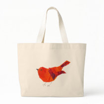 Cute Red Bird Bags