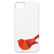 Cute Red Bird iPhone 5 Covers