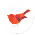 Cute Red Bird stickers by studio236 Cute Red Bird stickers