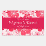 Cute red flowers Sticker stickers