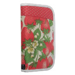 Cute Red Green Polka Dots Strawberries Fruit Organizer