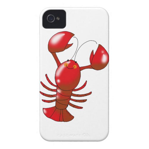 Cute red lobster iPhone 4 Case-Mate cases