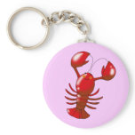 Cute red lobster key chains