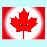 Cute Red Maple Leaf Post Card postcards