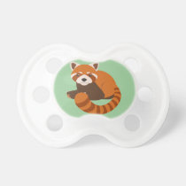 Cute Red Panda Baby Pacifier