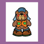 cute redneck camper bear