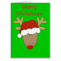 Cute Reindeer Christmas Card