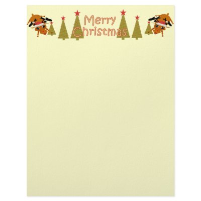 Cute Reindeer letterhead