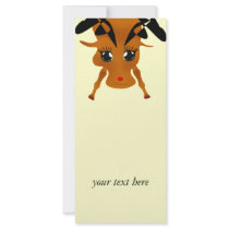 Cute Reindeer rack cards