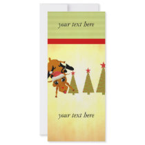 Cute Reindeer rack cards