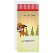 Cute Reindeer rack cards