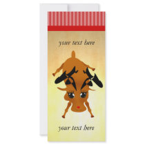 Cute Reindeer rack cards