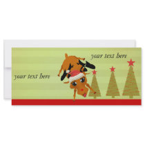 Cute Reindeer rack cards
