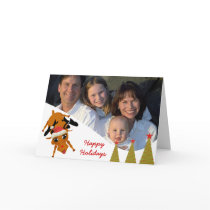 Cute Reindeer with Family Photo or Couples Photo cards by samack Cute Reindeer with Family Photo or Couples Photo cards