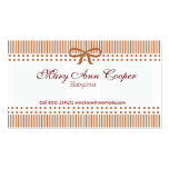 Cute Retro Charm Child with Bow Tie Business Card Template