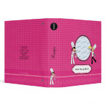 Cute Retro Chef Recipe Album Illustrated binders