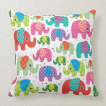 Cute retro elephant india pattern pillow case