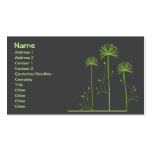 Cute Retro Green Spring Trees business cards