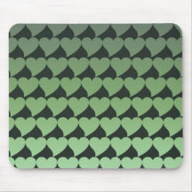 Cute Retro Heart Pattern Mouse Pad