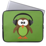 owls, cute, headphones, music, dee jay, girls,