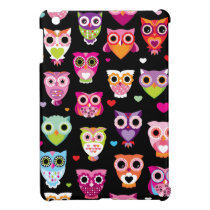 Cute retro owl pattern illustration ipad ipad mini cases