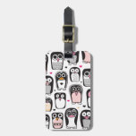 Cute retro Penguin kids pattern iphone case luggage tags