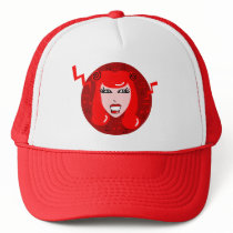Cute Retro Radio Girl hats by toxiferousdark Cute Retro Radio Girl hats
