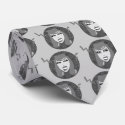 Cute Retro Radio Girl ties by toxiferousdark Cute Retro Radio Girl ties