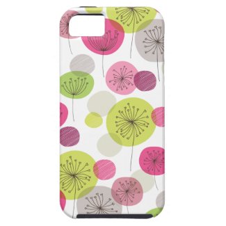 Cute retro tree flower pattern design iphone 5 iPhone 5 case