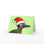 Roadrunner as Santa Claus Note Card