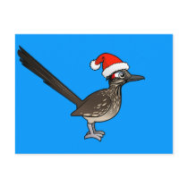 Cute Roadrunner Santa Claus Post Cards