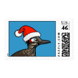 Roadrunner as Santa Claus Stamp