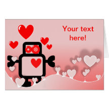Cute Robot Greeting Card