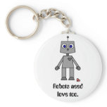 Cute Robot With A Broken Heart Key Chain