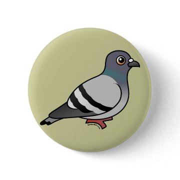Customizable Rock Pigeon Round Button < Birdorable Birds < Birdorable