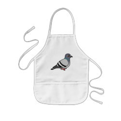 Customizable Rock Pigeon Kid's Apron