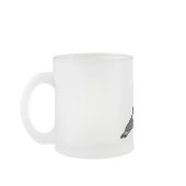 Customizable Rock Pigeon Frosted Glass Mug