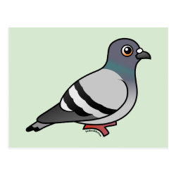 Customizable Rock Pigeon Postcard